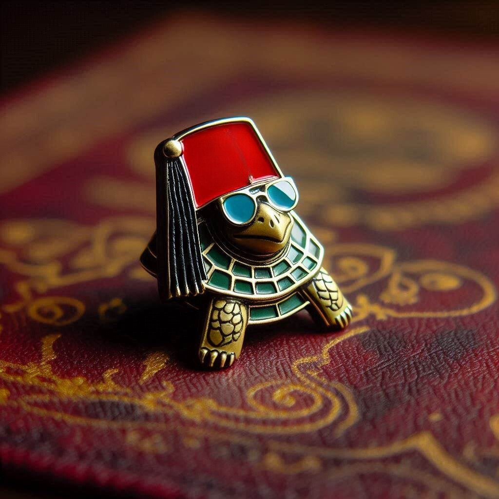 Shrine Turtle Club Pin